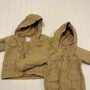 Gap - tan and fleece lined jacketed for toddlers - 2t